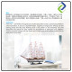 Creative Wooden Ship Model – 60cm Business Gift and Home Decor Piece