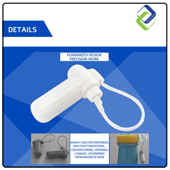 EAS AM 58 KHz Anti Theft Security Tag with Lanyard loop function EAS AM 58 KHz Anti Theft Security Tag with Lanyard loop function