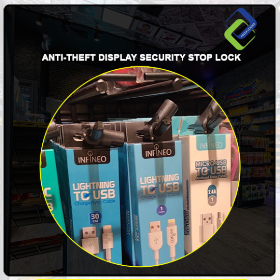 Anti-Theft 8mm Security Stop Lock – Protect Retail Displays with Ease Anti-Theft 8mm Security Stop Lock – Protect Retail Displays with Ease
