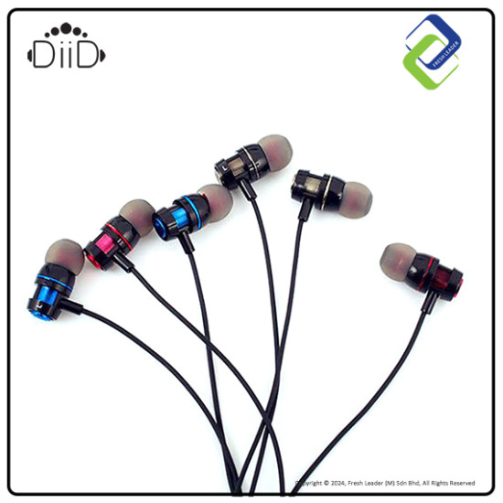 DIID ID58 Music In-Ear Earphones: Premium Sound with Built-in Mic DIID ID58 Music In-Ear Earphones: Premium Sound with Built-in Mic
