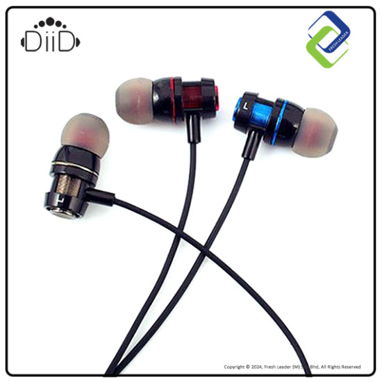 DIID ID58 Music In-Ear Earphones: Premium Sound with Built-in Mic DIID ID58 Music In-Ear Earphones: Premium Sound with Built-in Mic