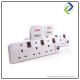 SIRIM Certified 3 Way T Socket Adaptor: Surge Protector & Neon Light for Secure Power SIRIM Certified 3 Way T Socket Adaptor: Surge Protector & Neon Light for Secure Power