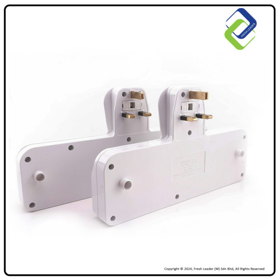 SIRIM Certified 3 Way T Socket Adaptor: Surge Protector & Neon Light for Secure Power SIRIM Certified 3 Way T Socket Adaptor: Surge Protector & Neon Light for Secure Power