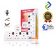 SIRIM Certified 3 Way T Socket Adaptor: Surge Protector & Neon Light for Secure Power SIRIM Certified 3 Way T Socket Adaptor: Surge Protector & Neon Light for Secure Power