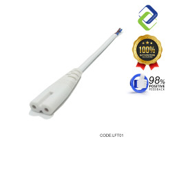 LED Tube Connector Wire: Single End 2 Pin Design - 15cm Length