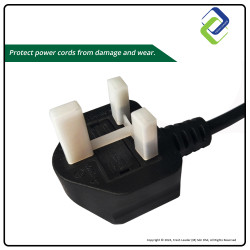 Ultimate Power Cord Accessories: 3 Pin Plug Sheath and Protective Cover