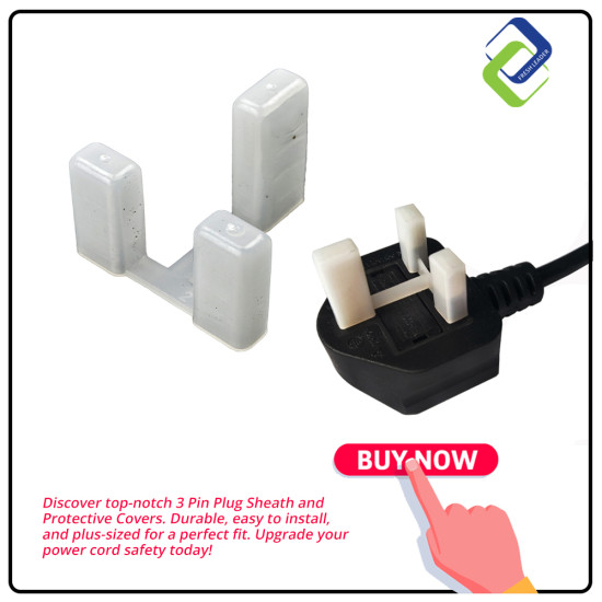 Ultimate Power Cord Accessories: 3 Pin Plug Sheath and Protective Cover Ultimate Power Cord Accessories: 3 Pin Plug Sheath and Protective Cover