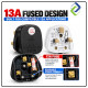 Malaysia 13A 3 Pin Fused Plug with Alloy Pins