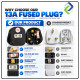 Malaysia 13A 3 Pin Fused Plug with Alloy Pins
