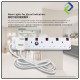 Infineo Full Copper 3 Way Socket Extension: SIRIM Certified | 5M Length