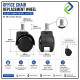 Office Chair Replacement Wheel M8 x 13mm | Silent 48mm Swivel Caster for Computer, Gaming, Executive & Study Chairs