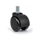 Office Chair Replacement Wheel M8 x 13mm | Silent 48mm Swivel Caster for Computer, Gaming, Executive & Study Chairs