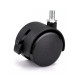 Office Chair Caster Wheel 48mm M8×13mm Threaded Stem with Brake