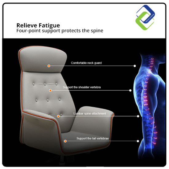 Luxury Leather Executive Office Chair | Customizable & Comfortable Luxury Leather Executive Office Chair | Customizable & Comfortable
