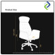 Luxury Leather Executive Office Chair | Customizable & Comfortable Luxury Leather Executive Office Chair | Customizable & Comfortable