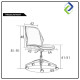Luxury Ergonomic Office Leather Chair  