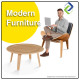 Modern Scandinavian Round Coffee Table – Durable Wood Finish, Stylish & Sturdy Design Modern Scandinavian Round Coffee Table – Durable Wood Finish, Stylish & Sturdy Design