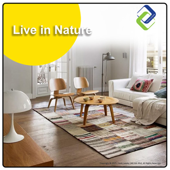 Modern Scandinavian Round Coffee Table – Durable Wood Finish, Stylish & Sturdy Design Modern Scandinavian Round Coffee Table – Durable Wood Finish, Stylish & Sturdy Design