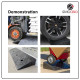 Heavy Duty Rubber Road Curb Ramp, Height 97MM Heavy Duty Rubber Road Curb Ramp, Height 97MM