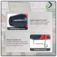 Mini Heat Blower 300W for Crafting & Shrink Wrapping | Portable Heat Gun for DIY Projects
