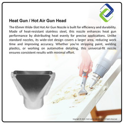 High-Performance 65mm Wide Nozzle for Heat Guns – Quick Heating & Precision Control