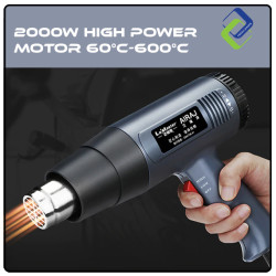 220V 2000W Shrink Film Heat Gun Blower + Free 3 Pin Plug