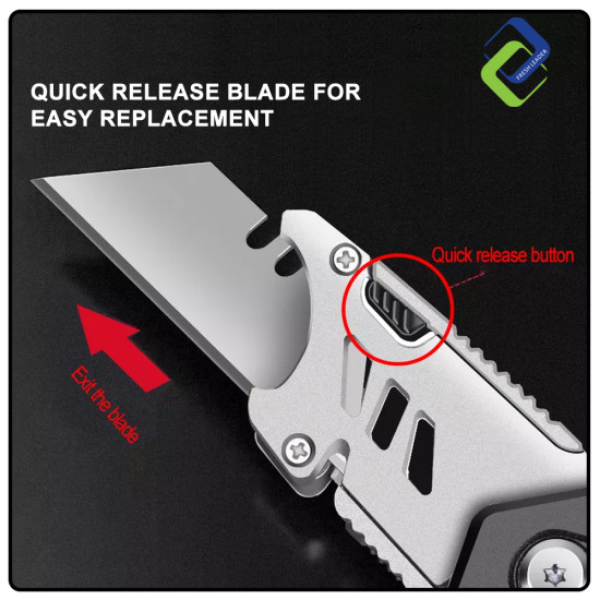 Professional Folding Blade Stainless Steel Utility Knife Professional Folding Blade Stainless Steel Utility Knife