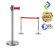 Silver Queue Pole Stand: Efficient Crowd Control Solution Silver Queue Pole Stand: Efficient Crowd Control Solution
