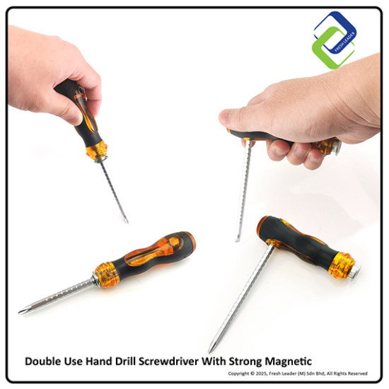 Extendable Screwdriver: 160MM Dual-Use with Transparent Handle Extendable Screwdriver: 160MM Dual-Use with Transparent Handle