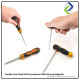 Extendable Screwdriver: 160MM Dual-Use with Transparent Handle Extendable Screwdriver: 160MM Dual-Use with Transparent Handle