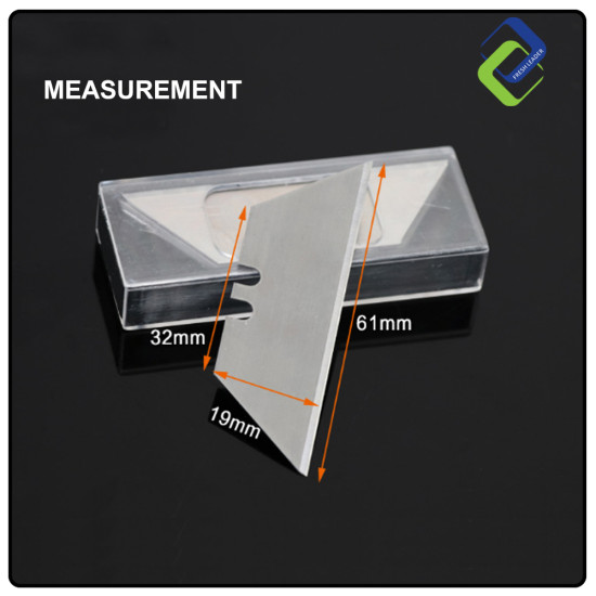 Trapezoid Blade Replacement Blades, 5pcs/Box