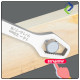AIRAJ Multifunctional Wrench 8-22MM (Silver), Ultimate Versatility for Every Job AIRAJ Multifunctional Wrench 8-22MM (Silver), Ultimate Versatility for Every Job