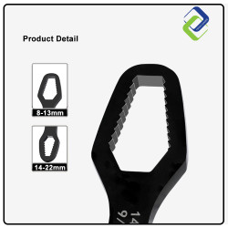 Airaj Multifunctional Wrench 8-22mm (Black): Ultimate Versatility for Every Job