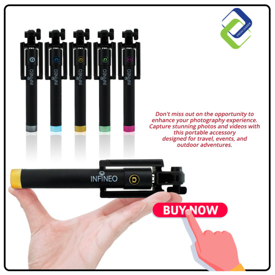 Top-Rated Infineo Foldable Monopod Selfie Stick for Stunning Photos and Videos Top-Rated Infineo Foldable Monopod Selfie Stick for Stunning Photos and Videos
