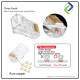 High-Quality Cat5 RJ45 Connector: INFINEO - Pack of 10