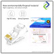 High-Quality Cat5 RJ45 Connector: INFINEO - Pack of 10