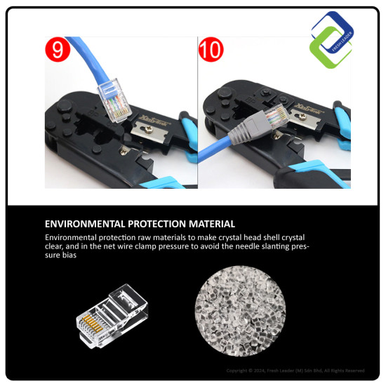 High-Quality Cat5 RJ45 Connector: INFINEO - Pack of 10