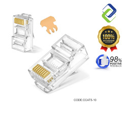 High-Quality Cat5 RJ45 Connector: INFINEO - Pack of 10