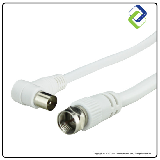 Enhance Your Reception: Infineo TV Antenna Cable Male to Female (1.5m) Enhance Your Reception: Infineo TV Antenna Cable Male to Female (1.5m)