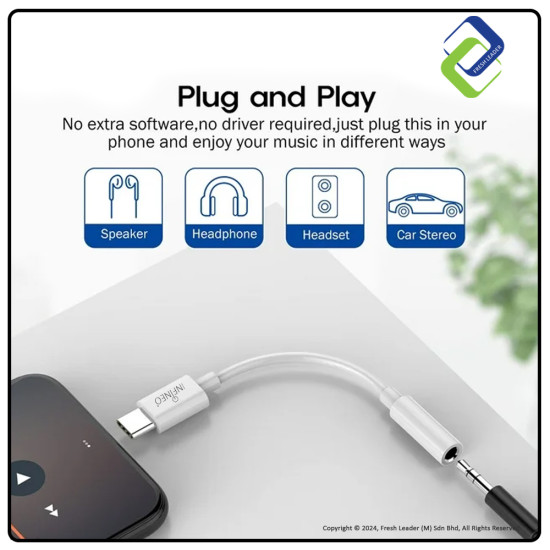 Upgrade Your Setup: Infineo Type-C to 3.5mm Adapter Upgrade Your Setup: Infineo Type-C to 3.5mm Adapter