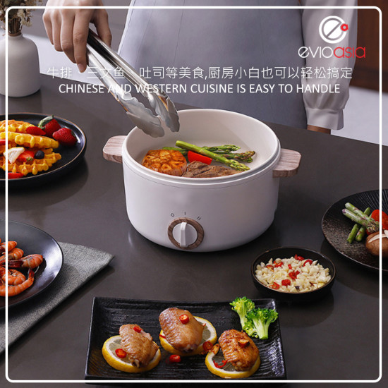 Multifunctional Electric Cooker Skillet Hot Pot 1.5L Multifunctional Electric Cooker Skillet Hot Pot 1.5L