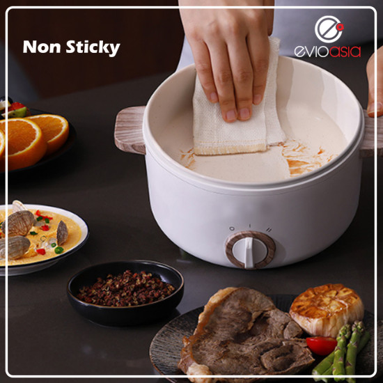 Multifunctional Electric Cooker Skillet Hot Pot 1.5L Multifunctional Electric Cooker Skillet Hot Pot 1.5L