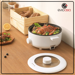 Multifunction 3 Litre Electric Pot with Natural Ceramic 
