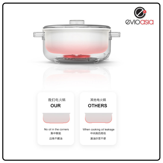 Multifunction 3 Litre Electric Pot with Natural Ceramic Multifunction 3 Litre Electric Pot with Natural Ceramic