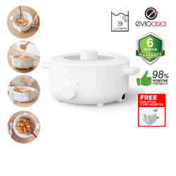Multifunction 3 Litre Electric Pot with Natural Ceramic 