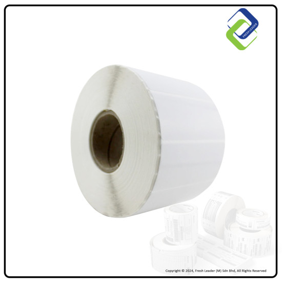 High-Quality Blank Sticker Labels for Barcoding - 2000pcs - 70mm x 30mm
