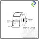 High-Quality Blank Sticker Labels for Barcoding - 2000pcs - 70mm x 30mm