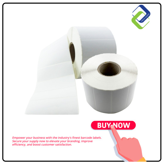 High-Quality Blank Sticker Labels for Barcoding - 2000pcs - 70mm x 30mm