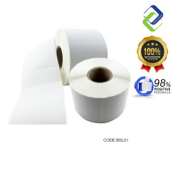 High-Quality Blank Sticker Labels for Barcoding - 2000pcs - 70mm x 30mm