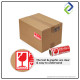 Fragile Warning Label Sticker 3" x 5" (250pcs)